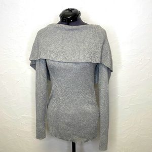 White House/Black Market Gray Sweater/Tunic
